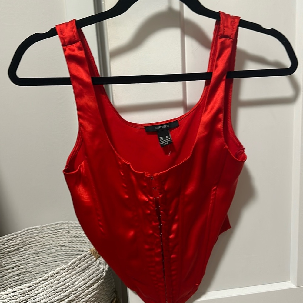 Red corset